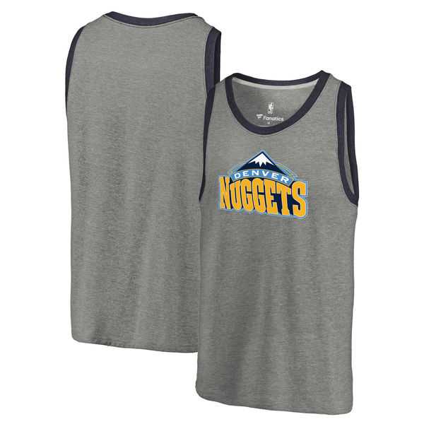 Denver Nuggets Team Essential Tri-Blend Tank Top - Heather Gray,We sell and wholesale Denver Nuggets Team Essential Tri-Blend Tank Top - Heather Gray on line form chian!